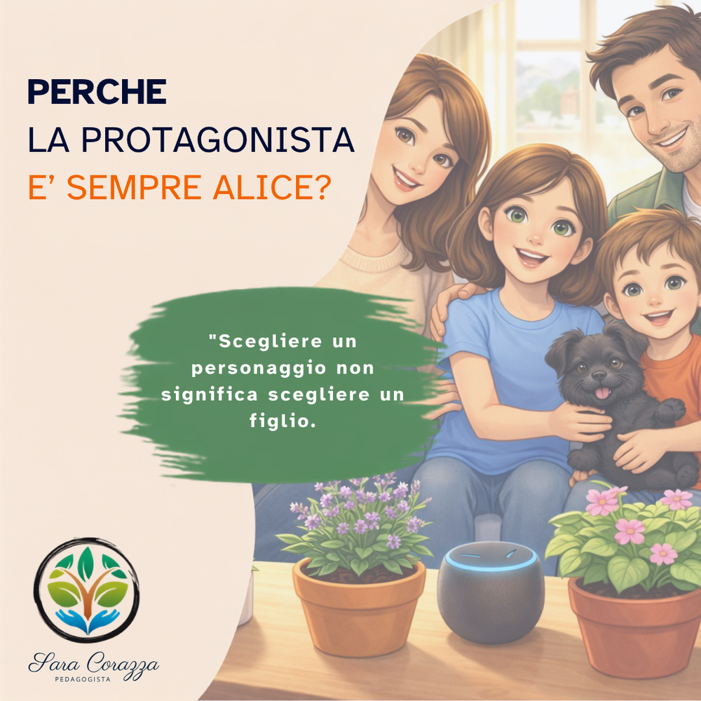 Perché la protagonista è sempre Alice e non anche Francesco?
