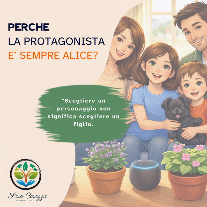 Perché la protagonista è sempre Alice e non anche Francesco?