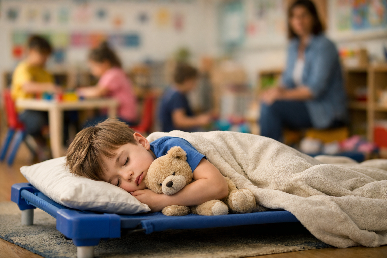 Togliere il riposino a scuola?