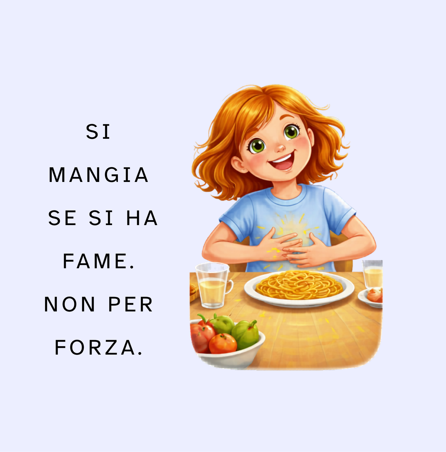 Alice mangia