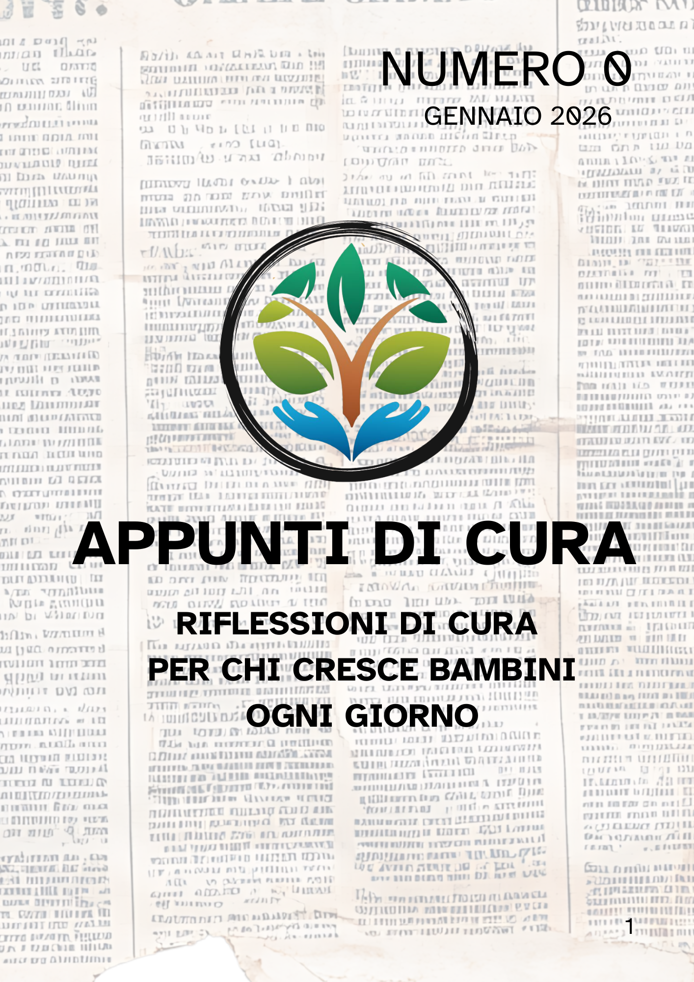 Numero 0 - Appunti di cura - Gennaio '26
