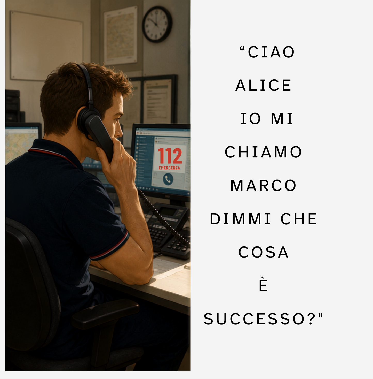 Alice chiama l'112 - l'ambulanza