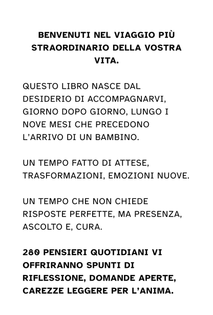 280 giorni per prepararsi ad accogliere