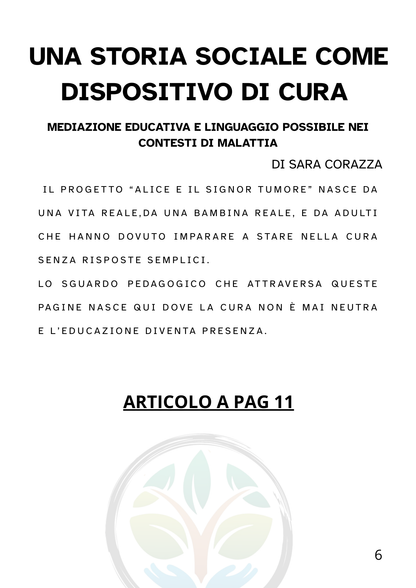Numero 0 - Appunti di cura - Gennaio '26