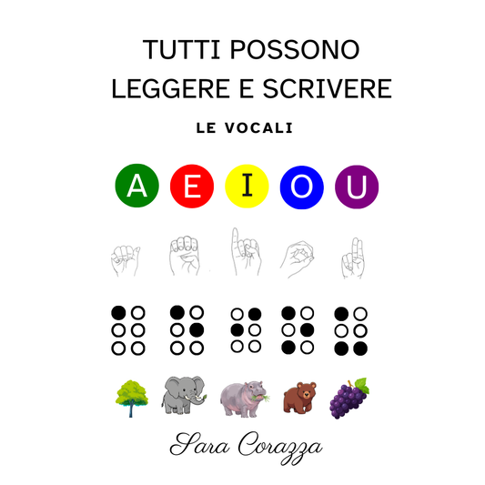 TUTTI POSSIAMO LEGGERE - le vocali